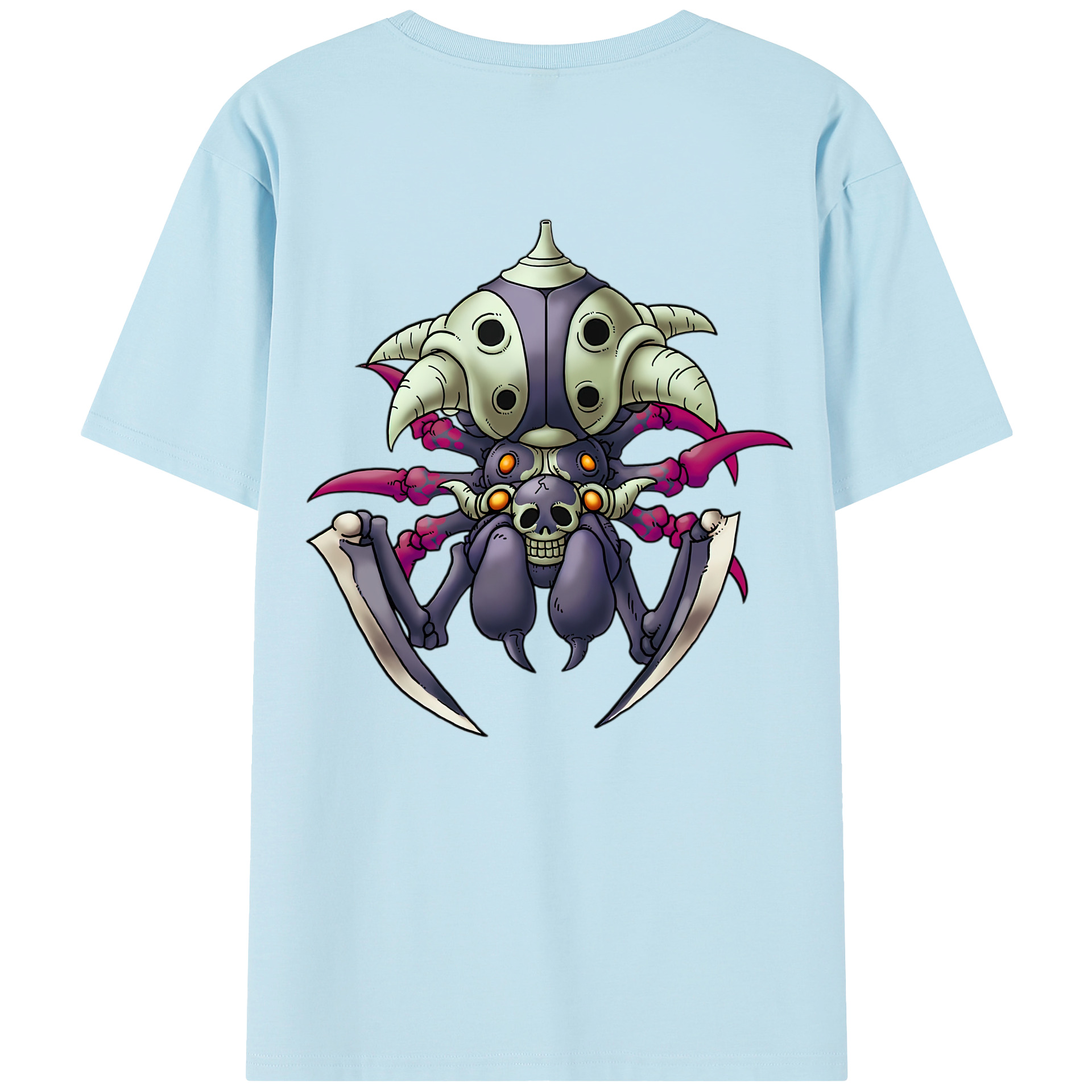（画像用） ドラゴンクエスト Doragon Kuesuto Dragon Quest 綿100％半袖Tシャツ（背面プリント）